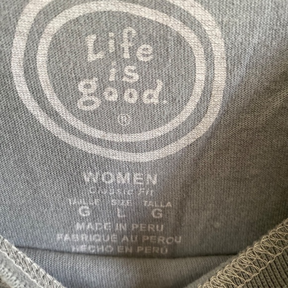 Life Is Good Tee Ladies Size Large - Picture 6 of 6